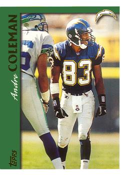 Andre Coleman San Diego Chargers 1997 Topps NFL #42